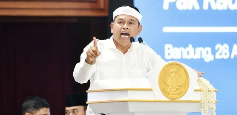 KDM Tegas! Kepala Daerah Jabar Diingatkan Jangan Gunakan Anggaran Layanan Publik untuk Perbaikan Infrastruktur